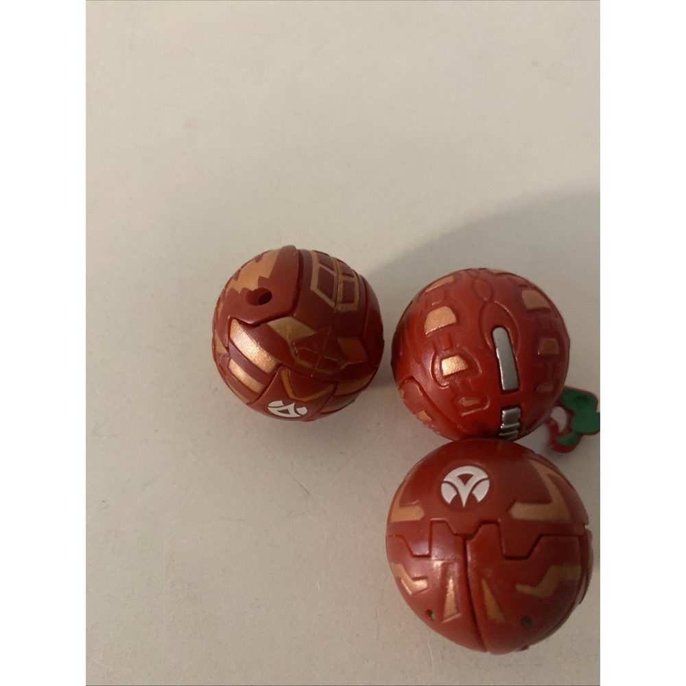 Red Bakugan lot of 3 Battle Brawlers - Picture 3 of 7